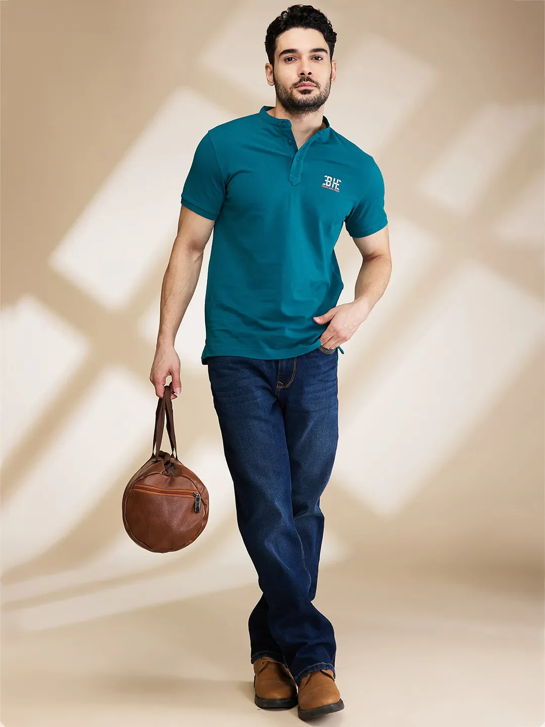 Blue Boot Cut Fit Men's Denims by Being Human Clothing - Image 6