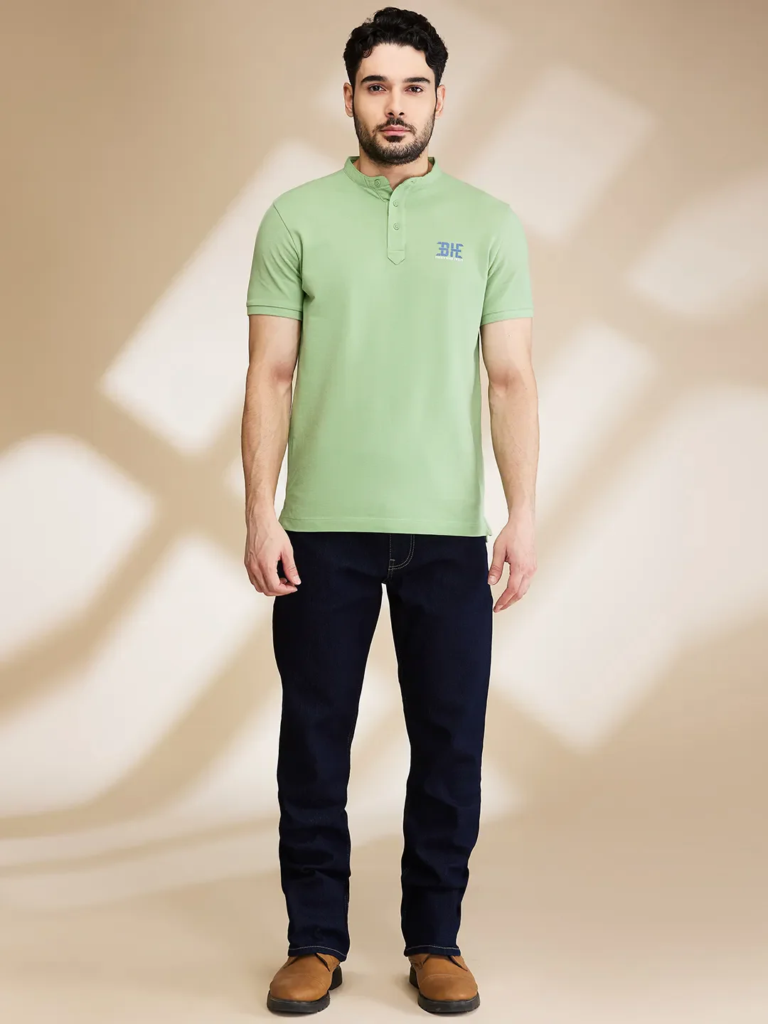 Blue Boot Cut Fit Men's Denims by Being Human Clothing - Image 2