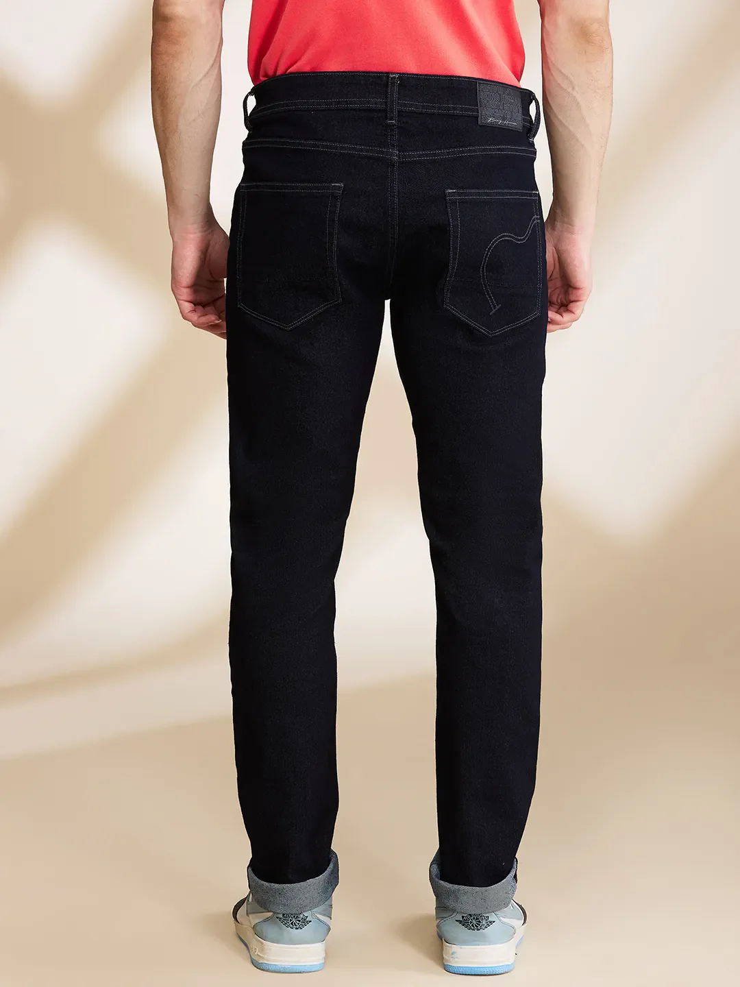 Blue Slim Fit Men's Denims by Being Human Clothing - Image 3