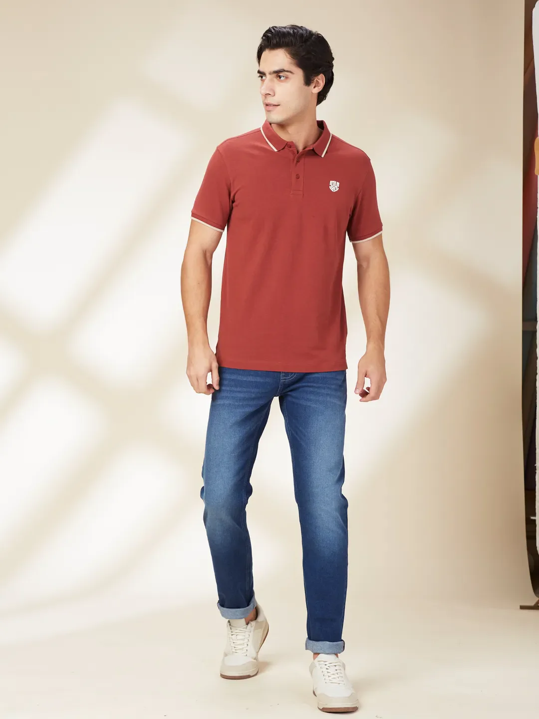 Blue Slim Fit Men's Denims by Being Human Clothing - Image 6