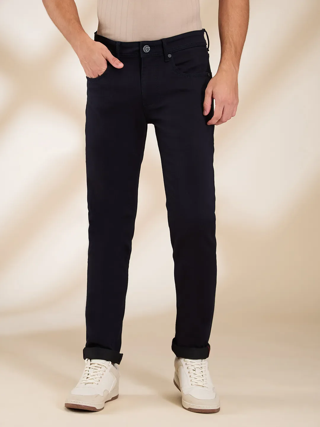 Blue Skinny Fit Men's Denims by Being Human Clothing