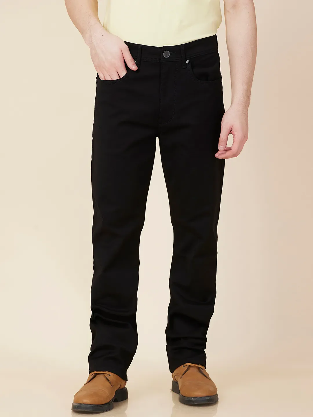 Blue Skinny Fit Men's Denims by Being Human Clothing - Image 3