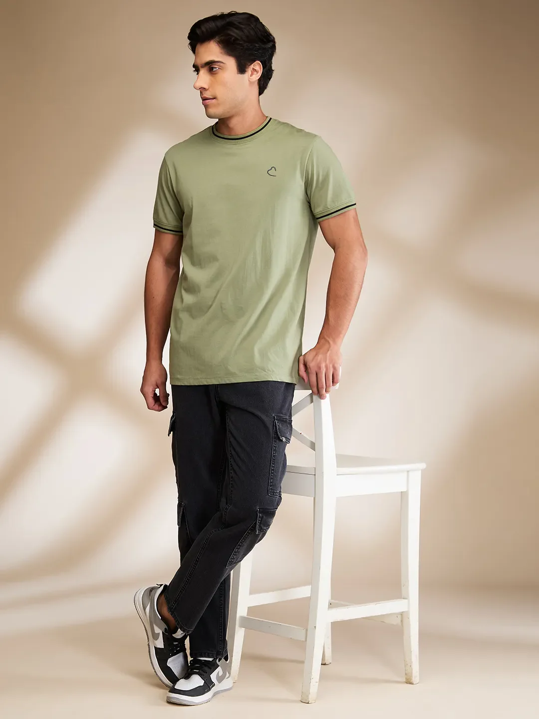 Grey Anti Fit Denims For Men By Being Human Clothing - Image 6