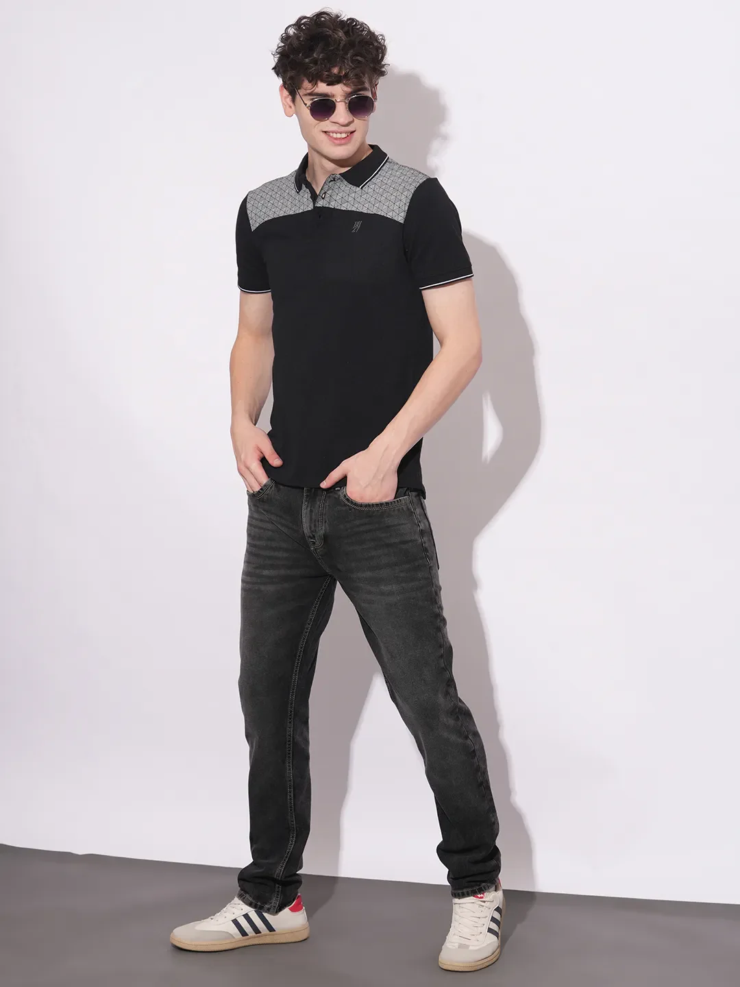 Grey Slim Fit Denims For Men By Being Human Clothing - Image 4