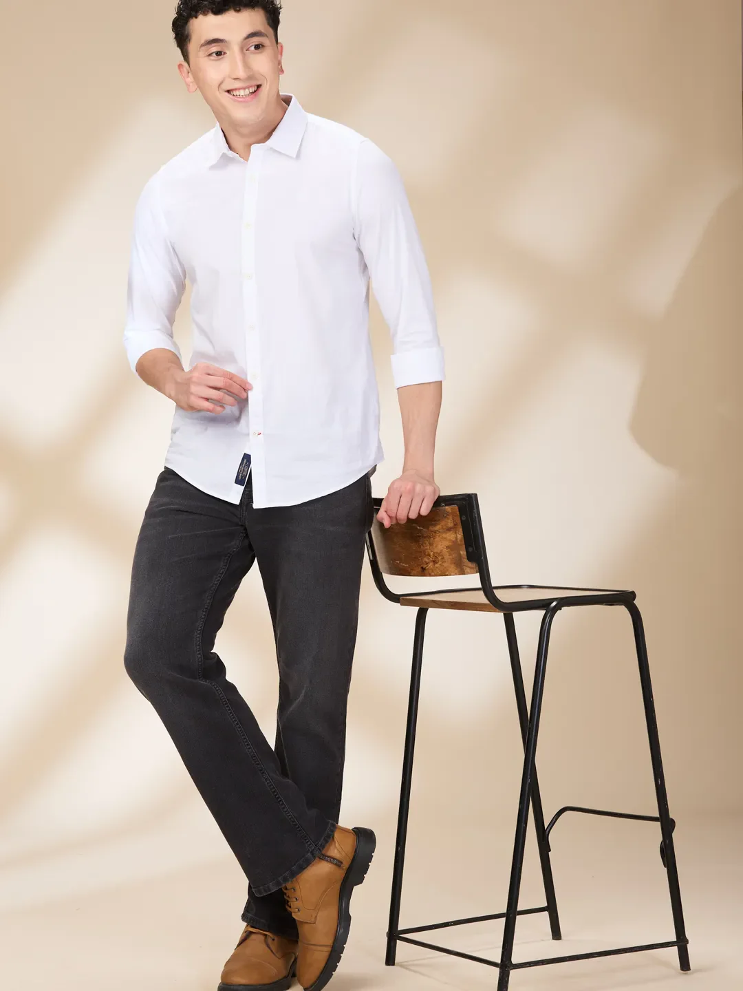 Grey Boot Cut Fit Men's Denims by Being Human Clothing - Image 6