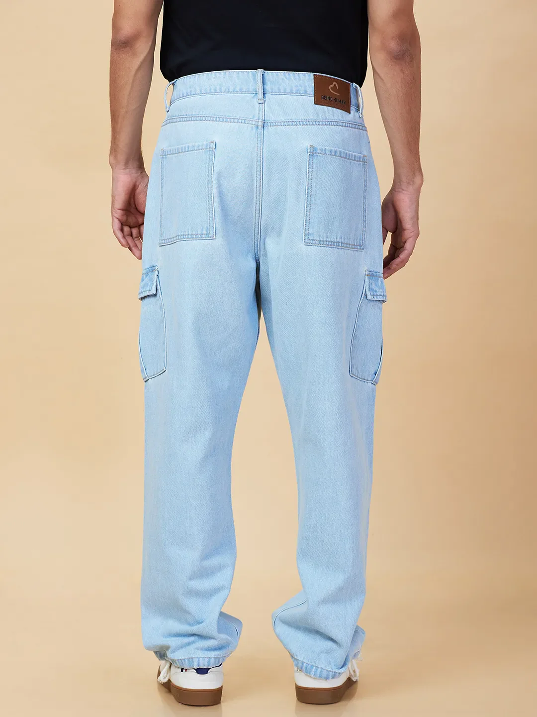 Blue Anti Fit Men's Denims by Being Human Clothing - Image 3