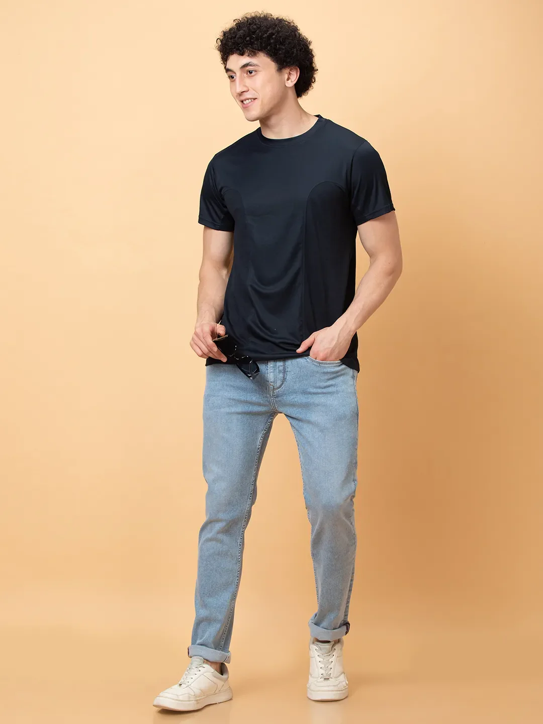 Blue Slim Fit Men's Denims by Being Human Clothing - Image 6