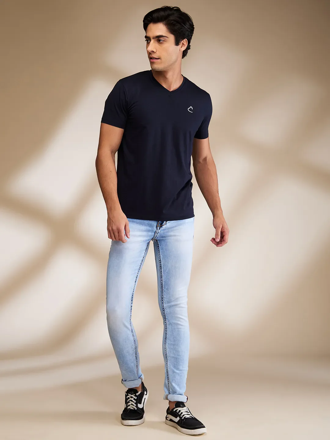 Blue Slim Fit Men's Denims by Being Human Clothing - Image 2