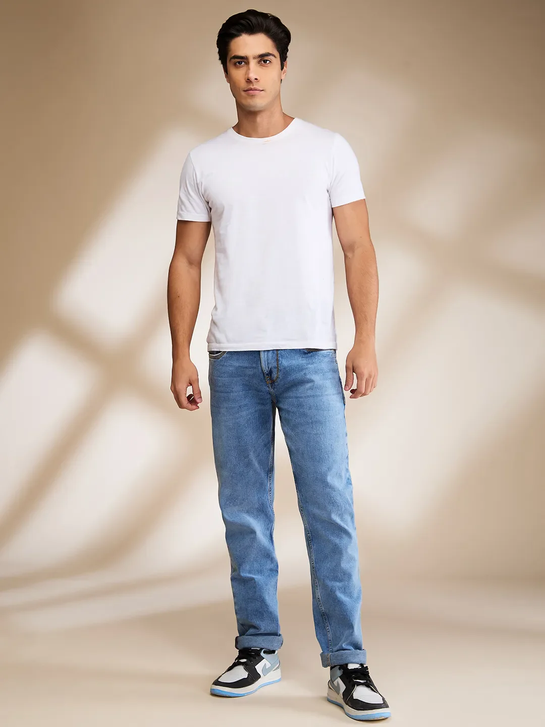 Blue Slim Fit Men's Denims by Being Human Clothing - Image 2
