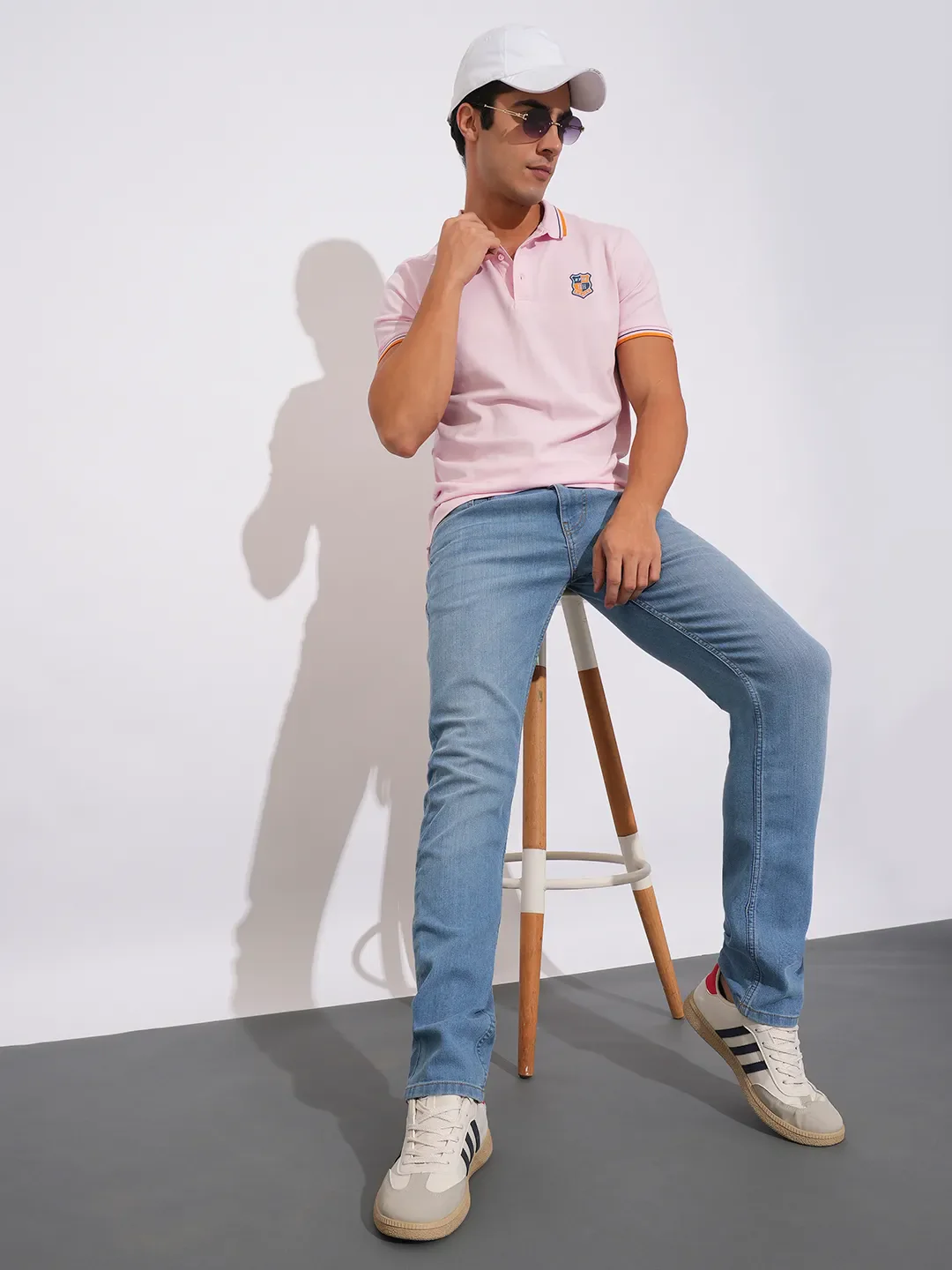 Blue Slim Fit Men's Denims by Being Human Clothing - Image 4