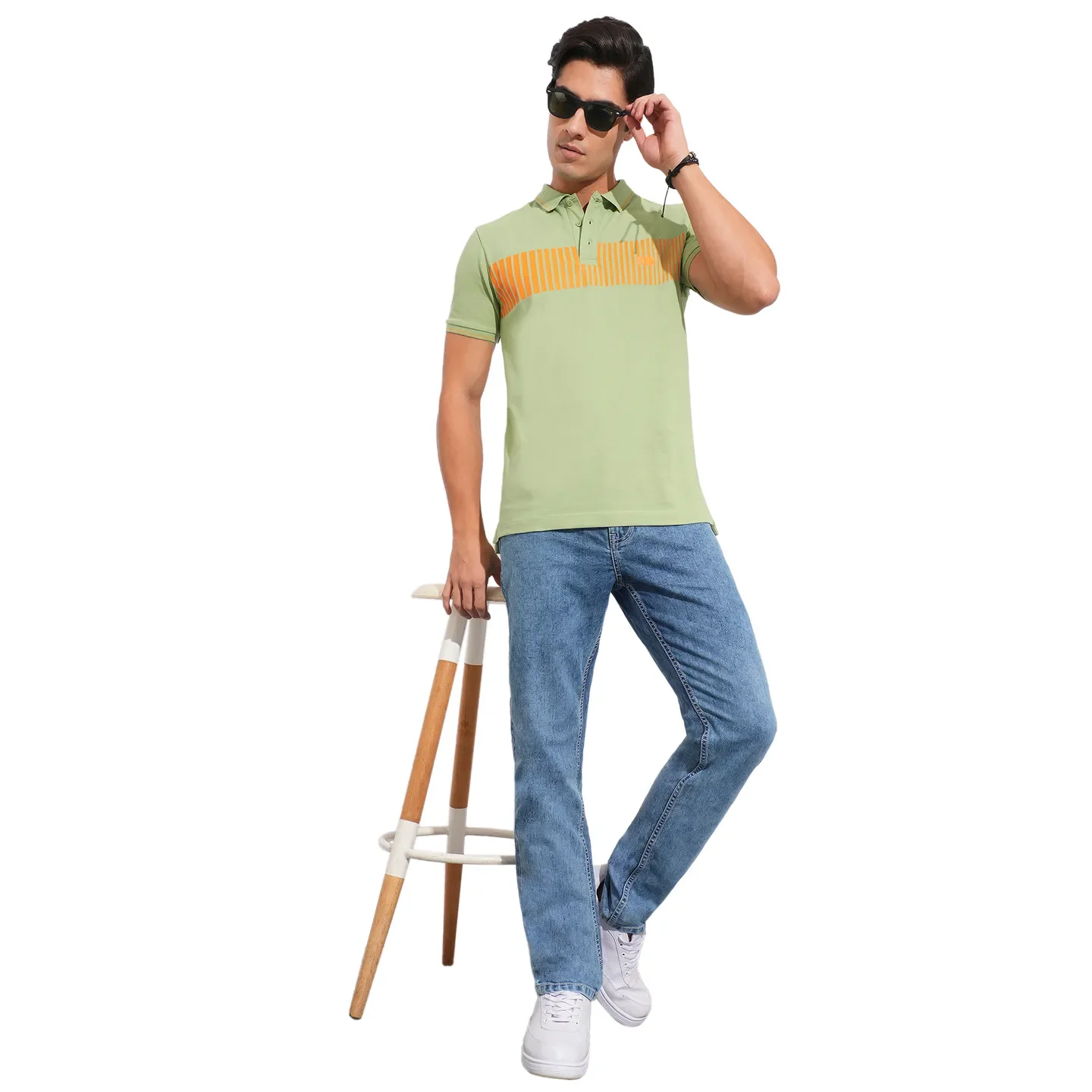 Blue Slim Fit Men's Denims by Being Human Clothing - Image 4