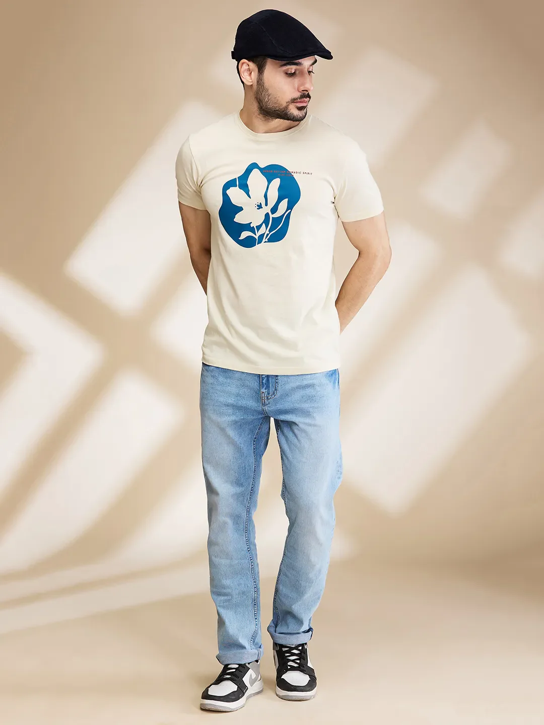 Blue Straight Fit Men's Denims by Being Human Clothing - Image 6