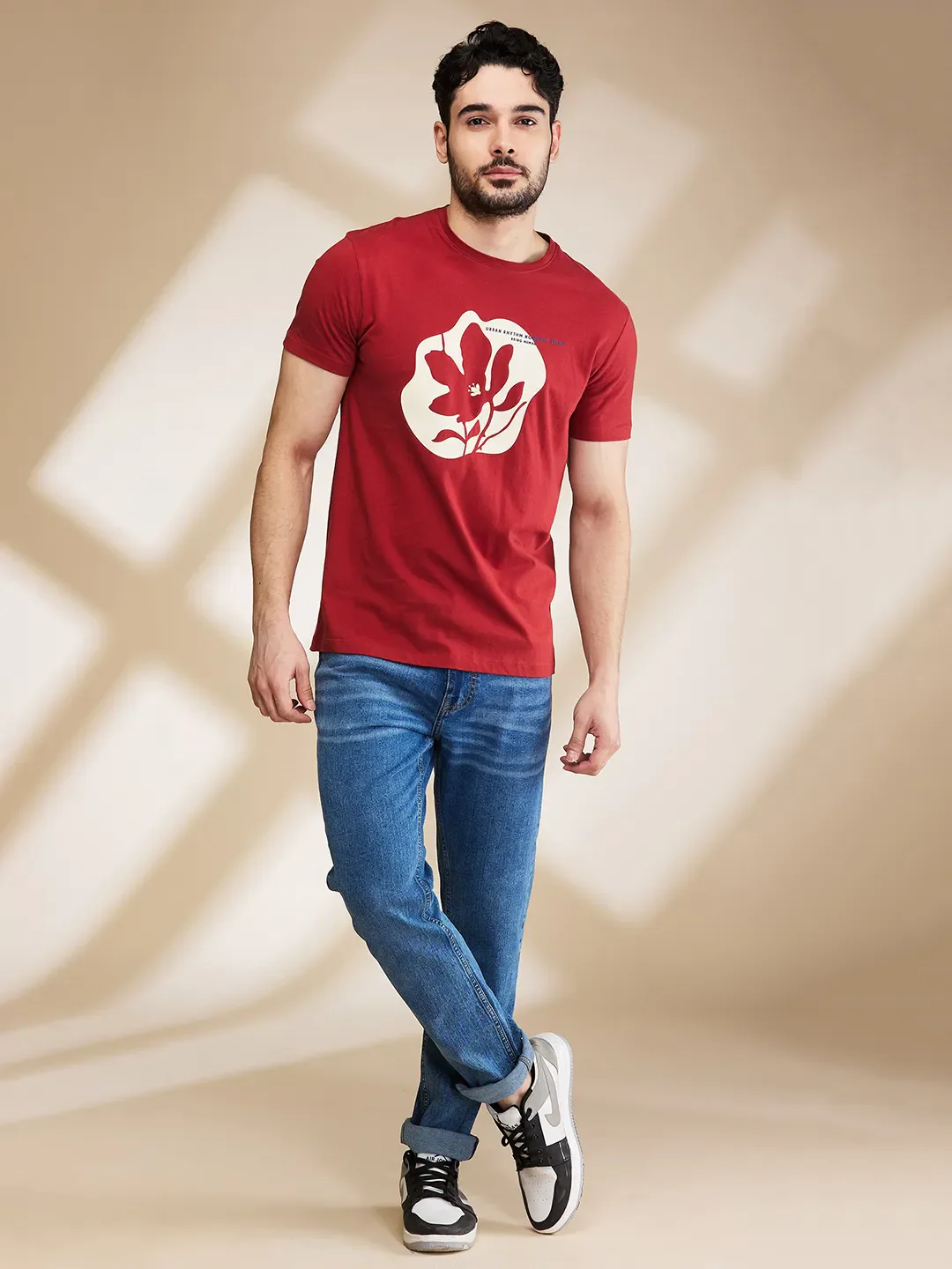 Light Blue Slim Fit Denims For Men By Being Human Clothing - Image 2