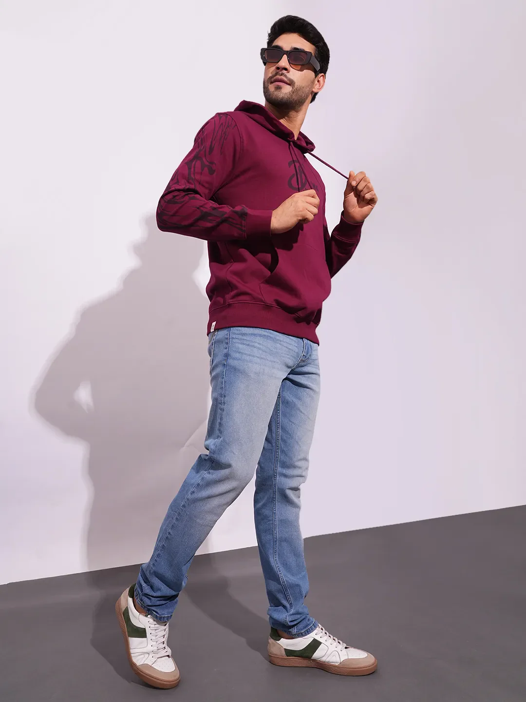 Blue Slim Fit Men's Denims by Being Human Clothing - Image 4