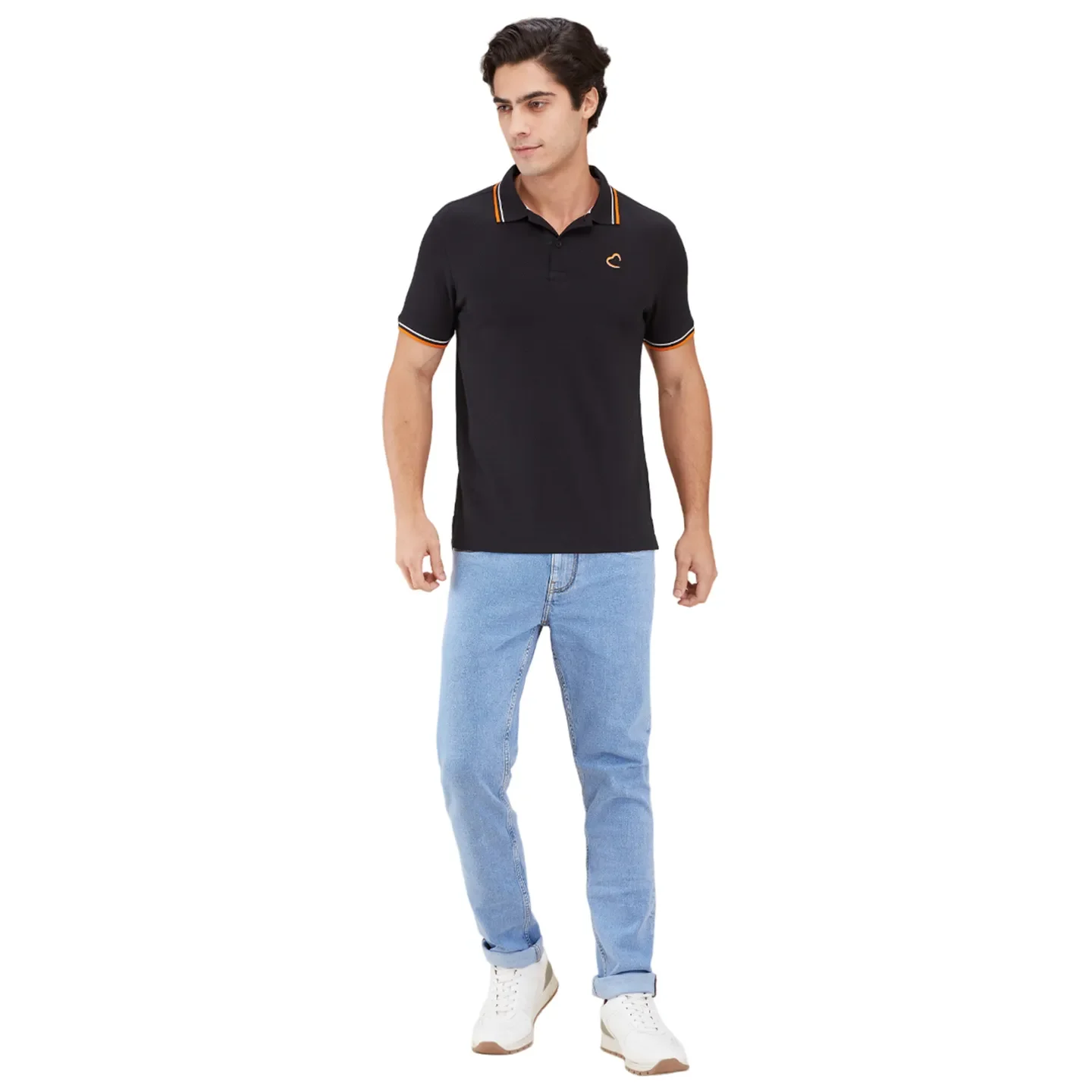 Light Blue Skinny Fit Denims For Men By Being Human Clothing - Image 2