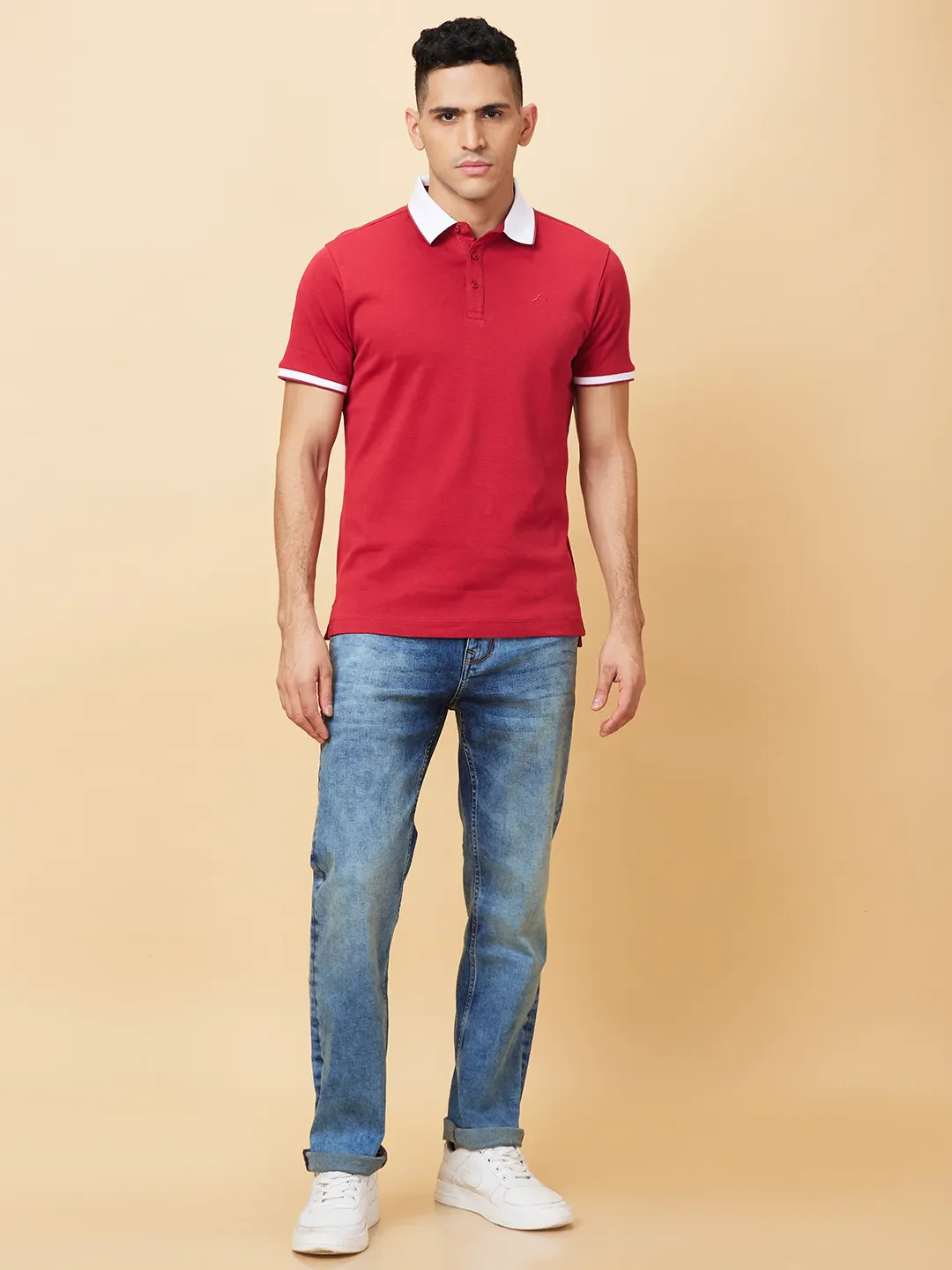 Blue Straight Fit Men's Denims by Being Human Clothing - Image 2