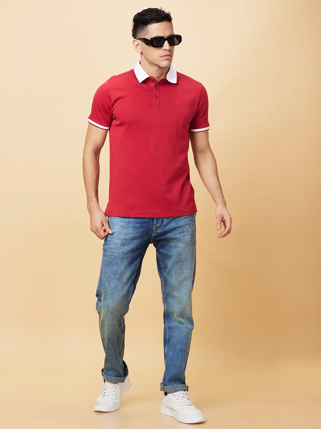 Blue Straight Fit Men's Denims by Being Human Clothing - Image 6