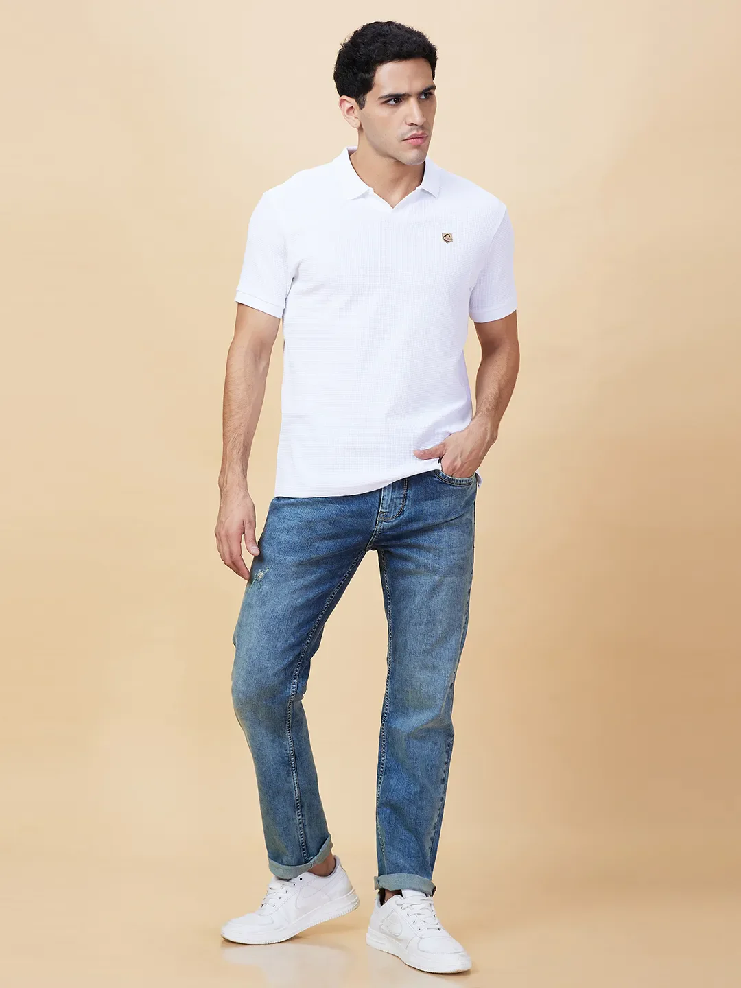 Blue Slim Fit Men's Denims by Being Human Clothing - Image 2