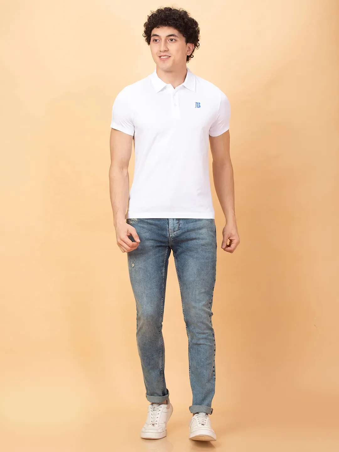 Blue Straight Fit Men's Denims by Being Human Clothing - Image 2