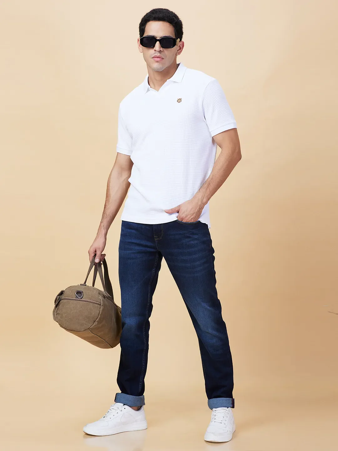 Blue Boot Cut Fit Men's Denims by Being Human Clothing - Image 6