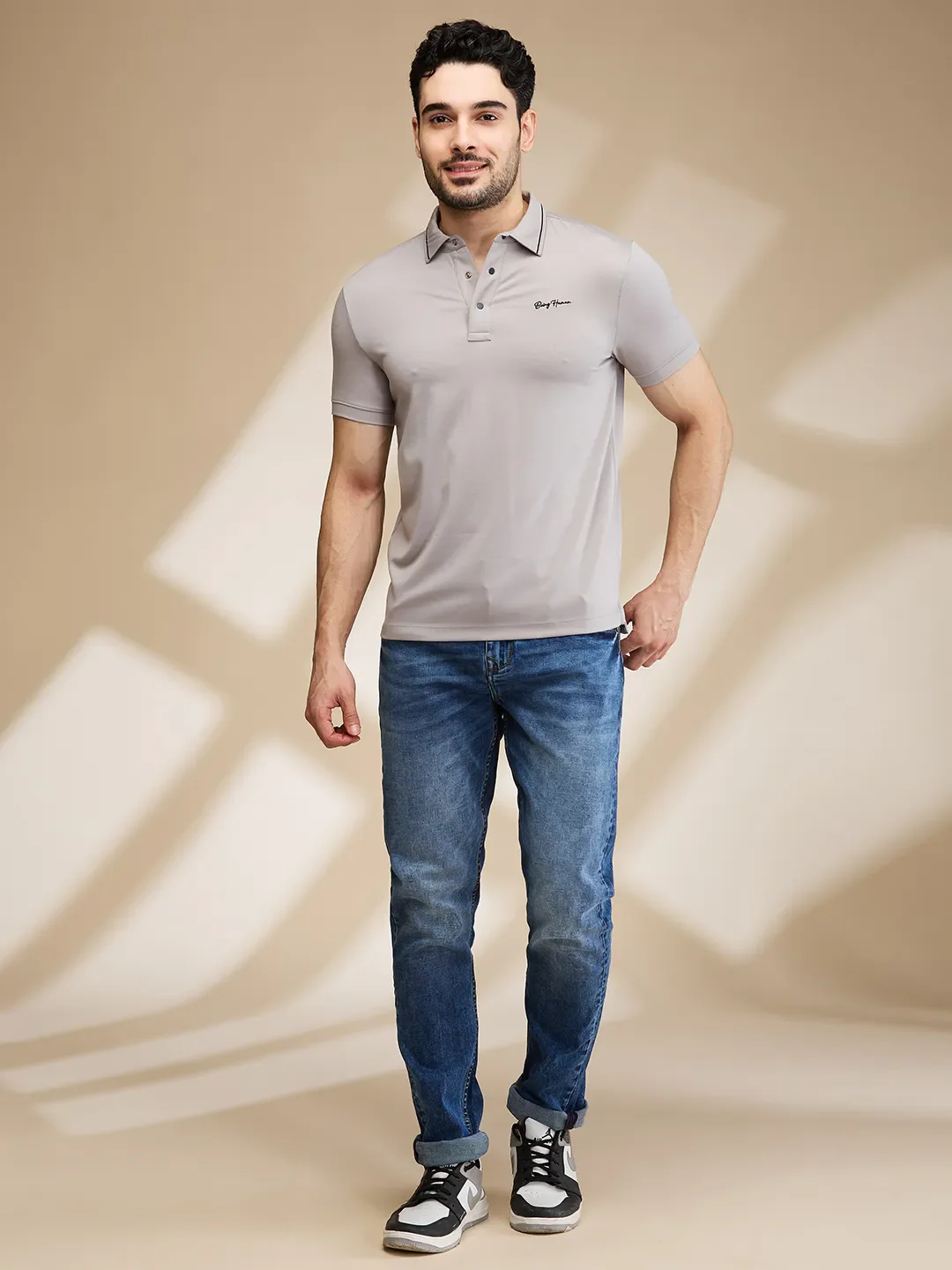 Blue Slim Fit Men's Denims by Being Human Clothing - Image 2