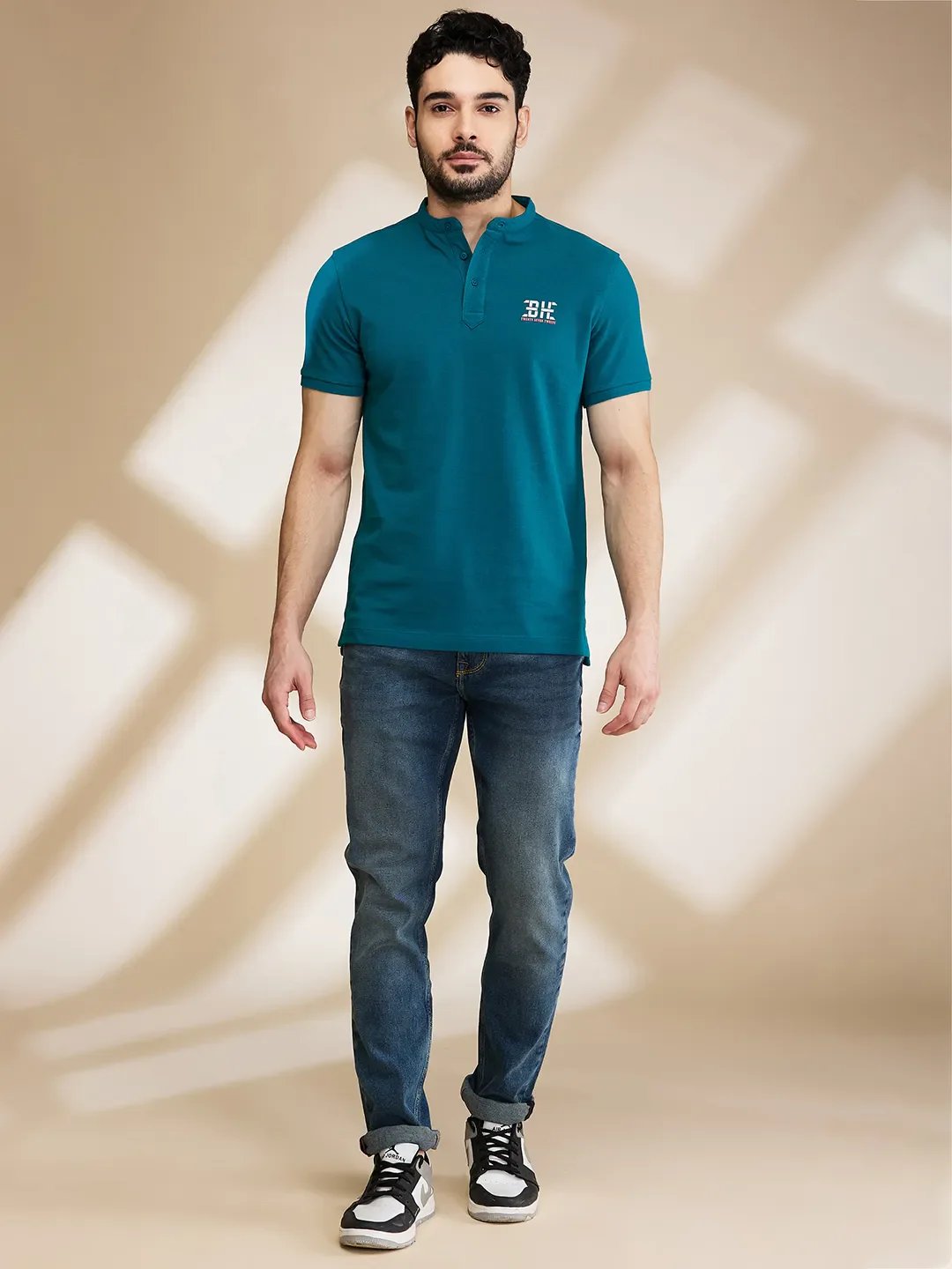 Blue Skinny fit Men's Denims by Being Human Clothing - Image 2