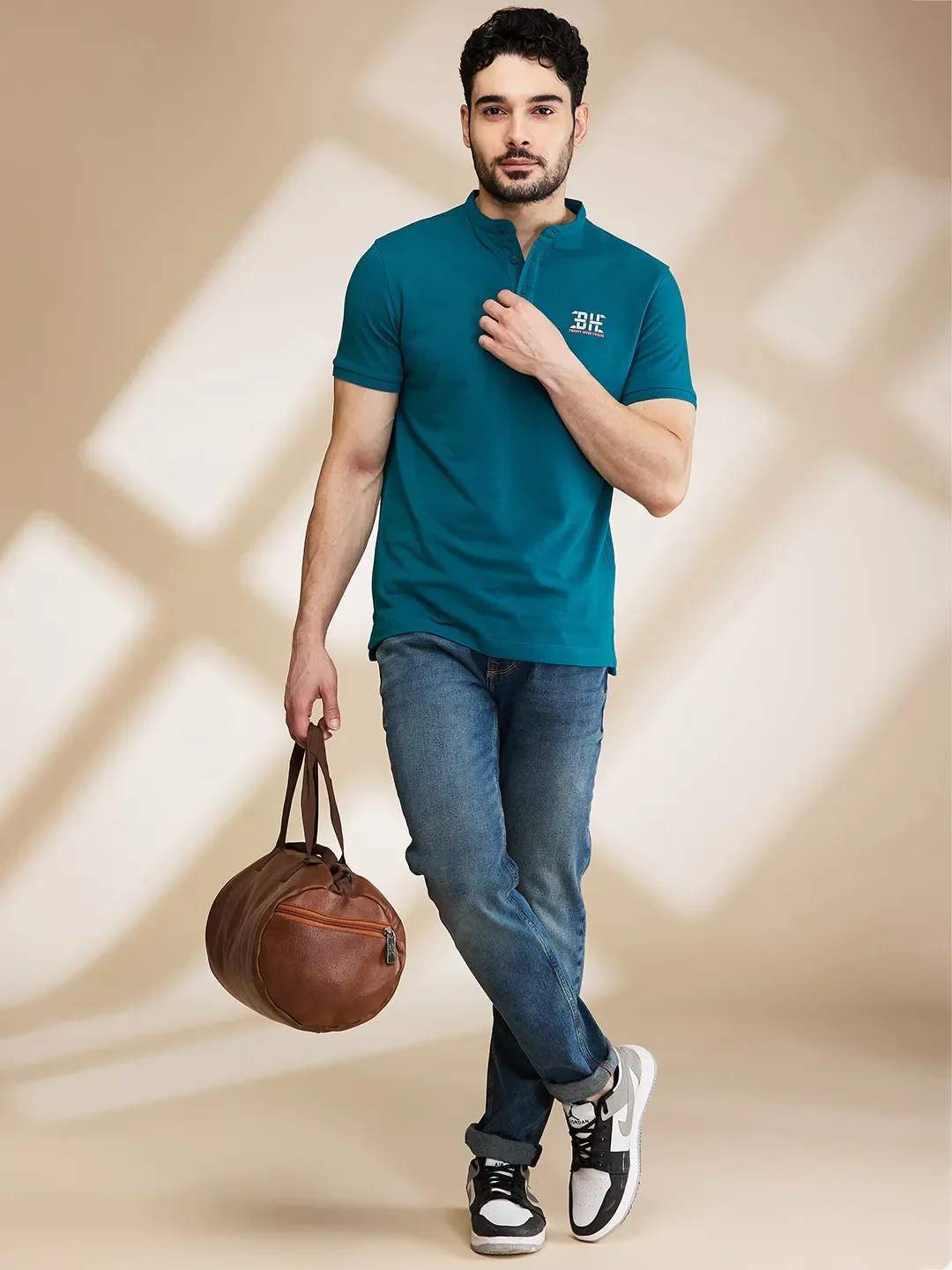 Blue Skinny fit Men's Denims by Being Human Clothing - Image 6