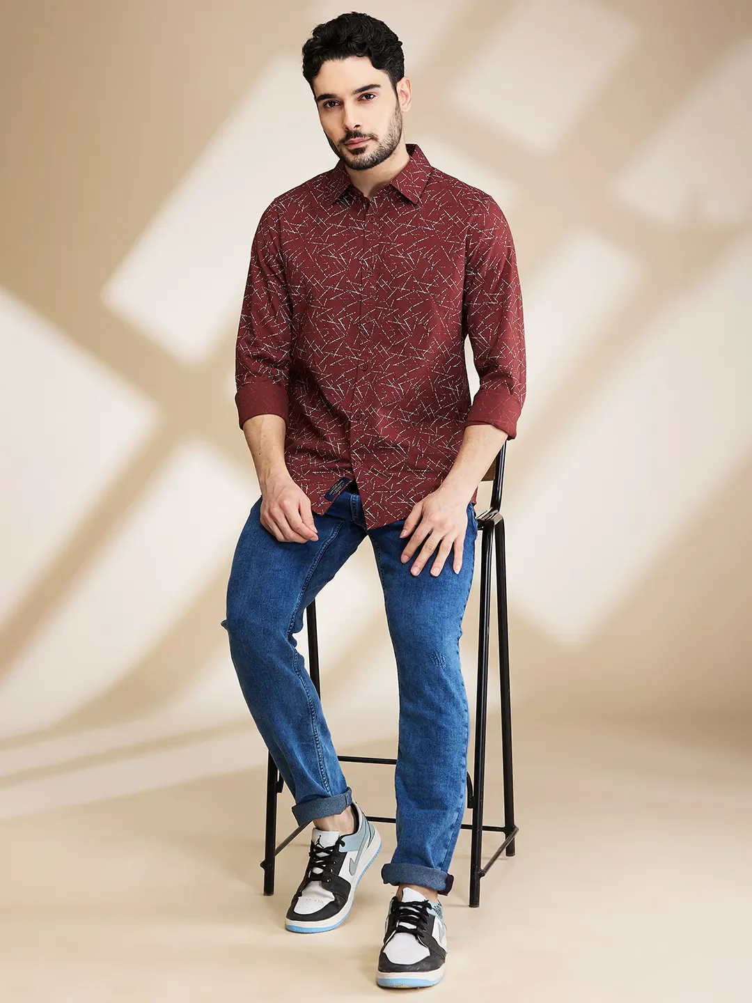 Blue Slim Fit Men's Denims by Being Human Clothing - Image 6