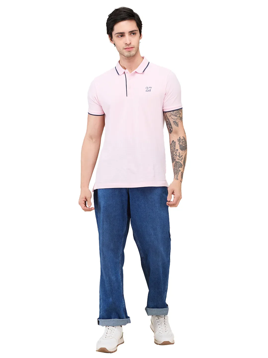Blue Anti Fit Men's Denims by Being Human Clothing - Image 2