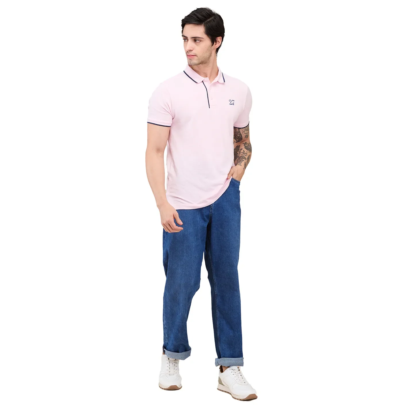 Blue Anti Fit Men's Denims by Being Human Clothing - Image 6