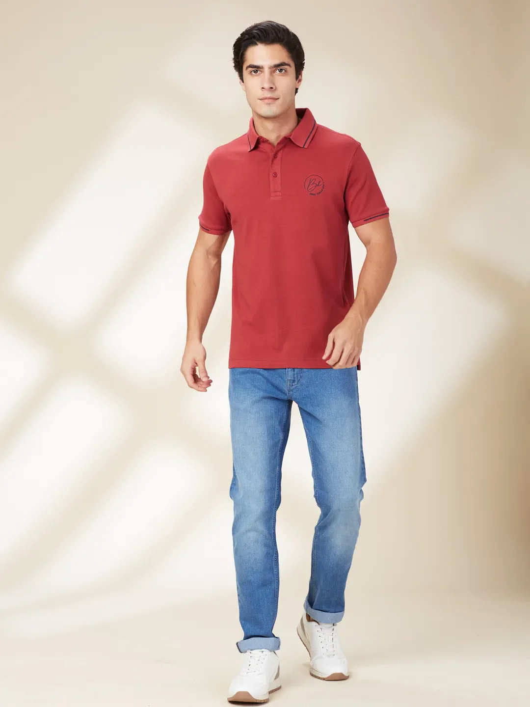 Blue Slim Fit Men's Denims by Being Human Clothing - Image 2