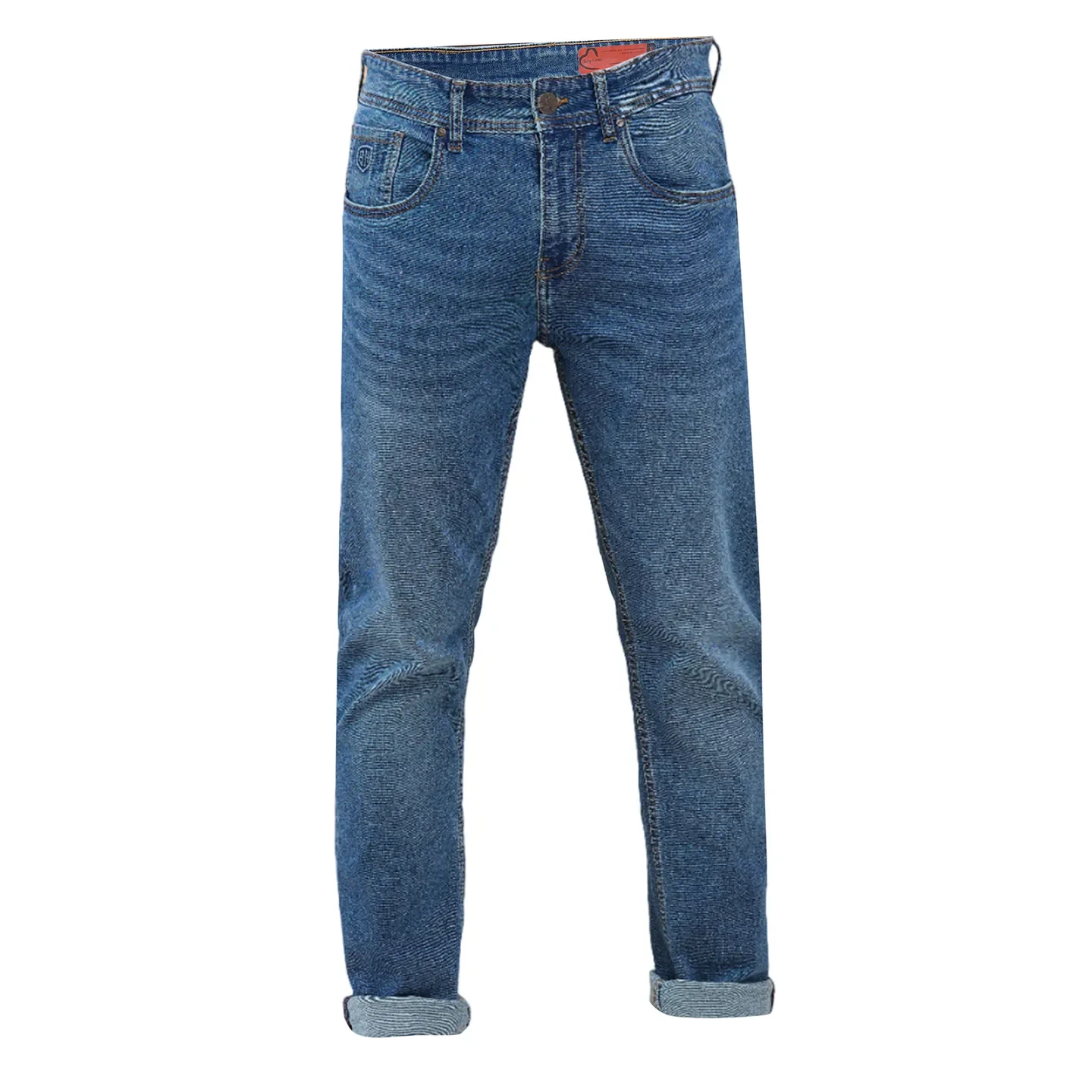 Blue Straight Fit Men's Denims by Being Human Clothing - Image 7