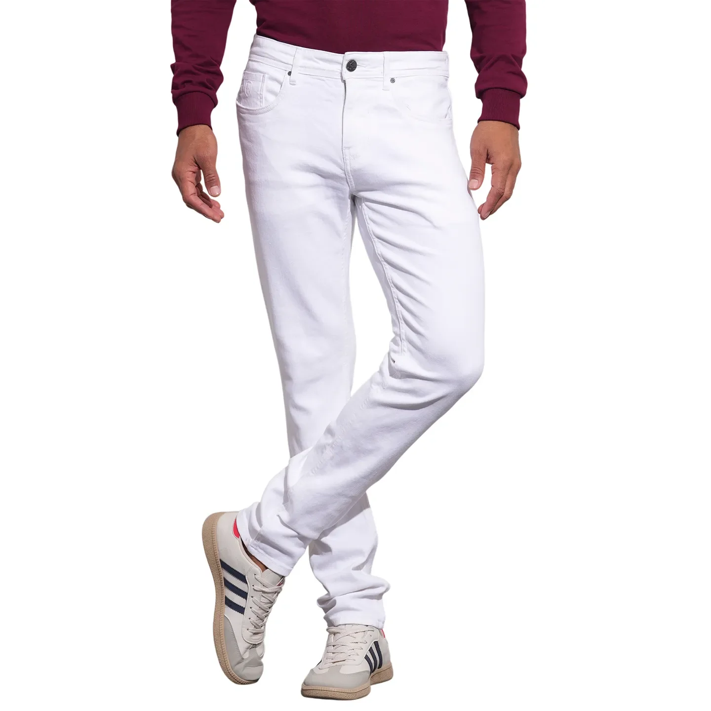 White Men's Denims by Being Human Clothing