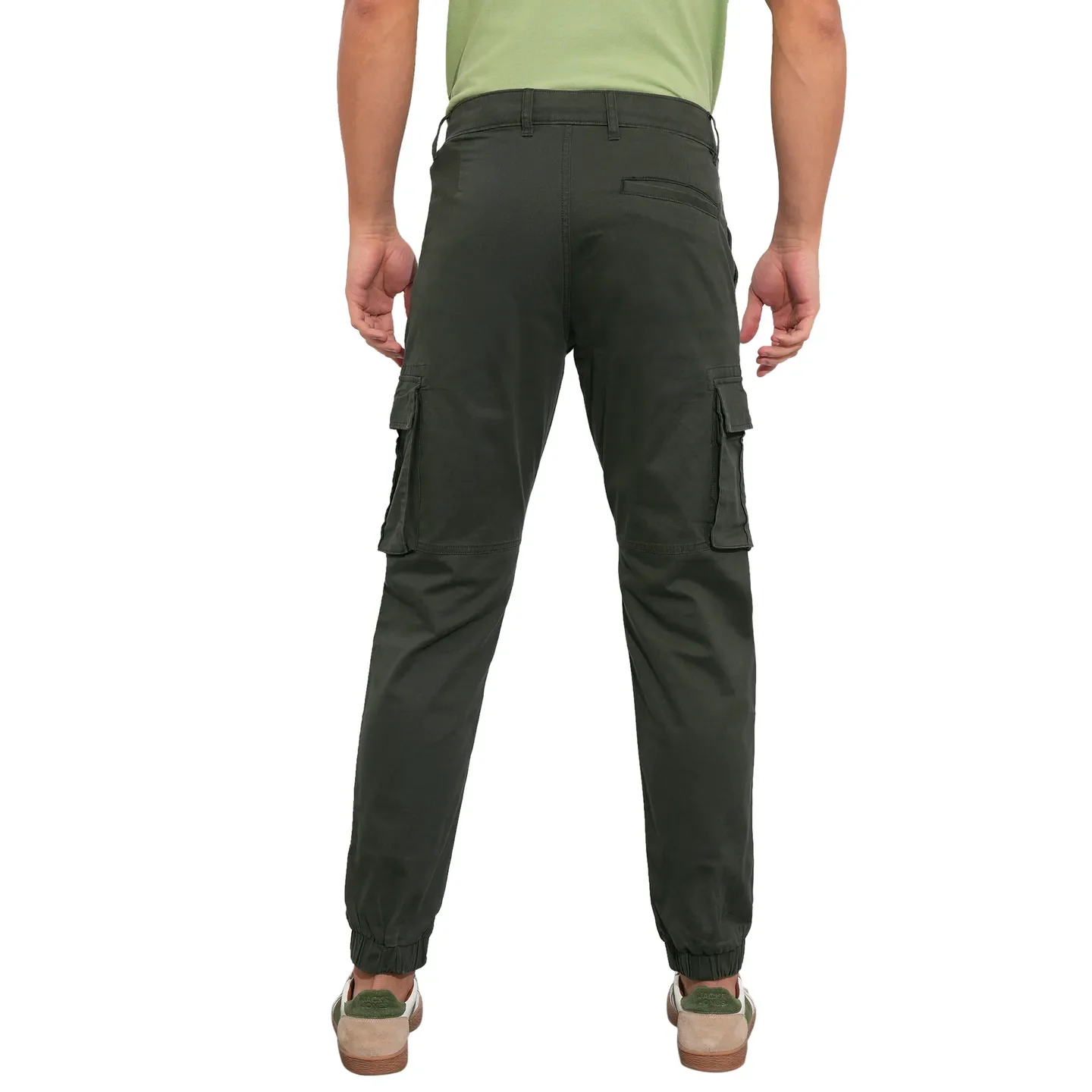 Green Jogger fit Men's Joggers by Being Human Clothing - Image 3