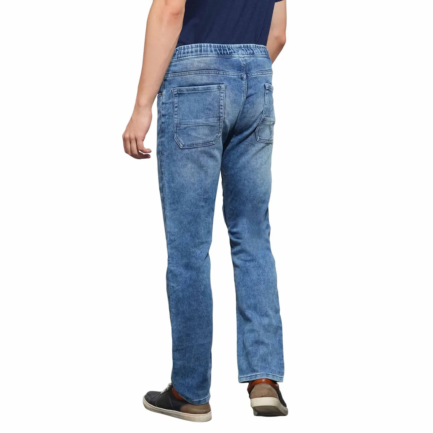 Blue Men's Joggers by Being Human Clothing - Image 3