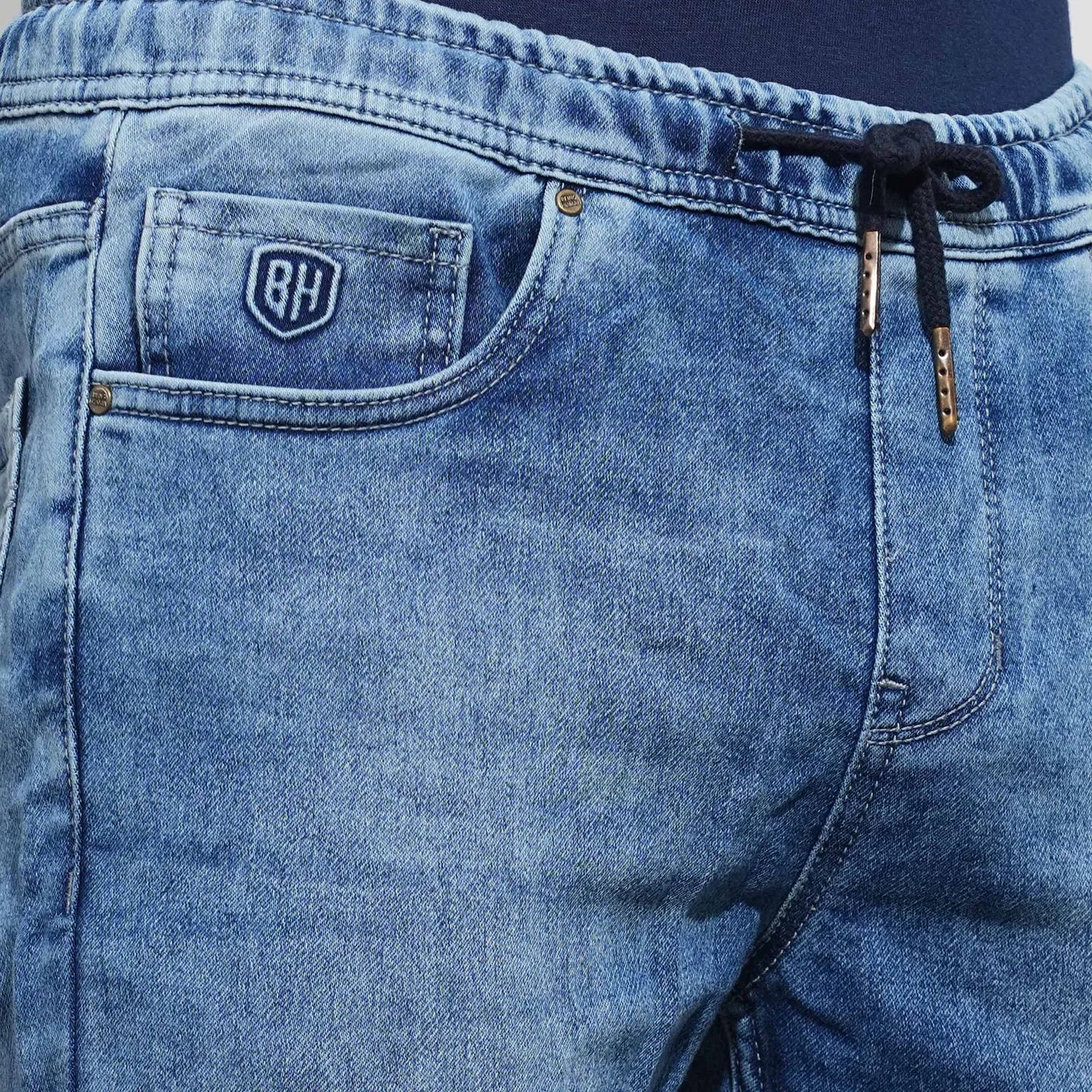 Blue Men's Joggers by Being Human Clothing - Image 5