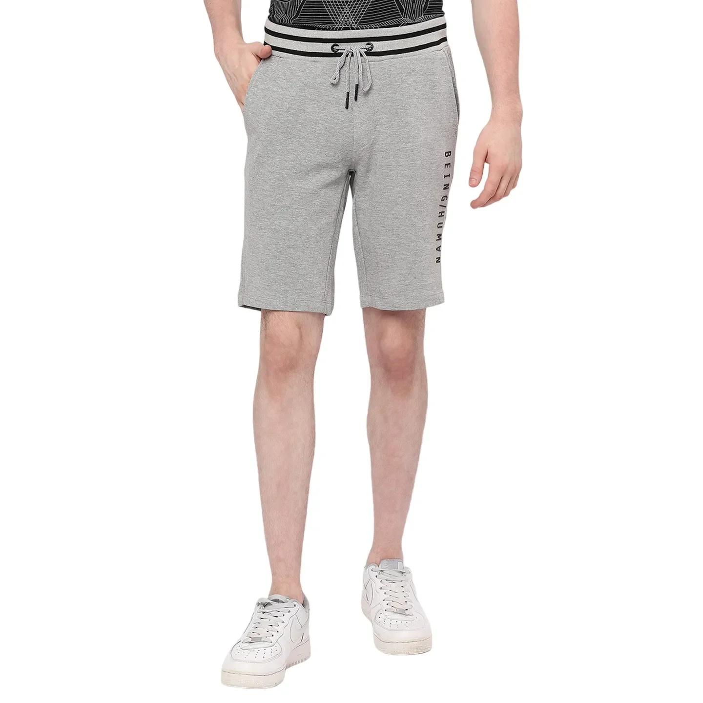 Grey Shorts Fit Men's Shorts by Being Human Clothing