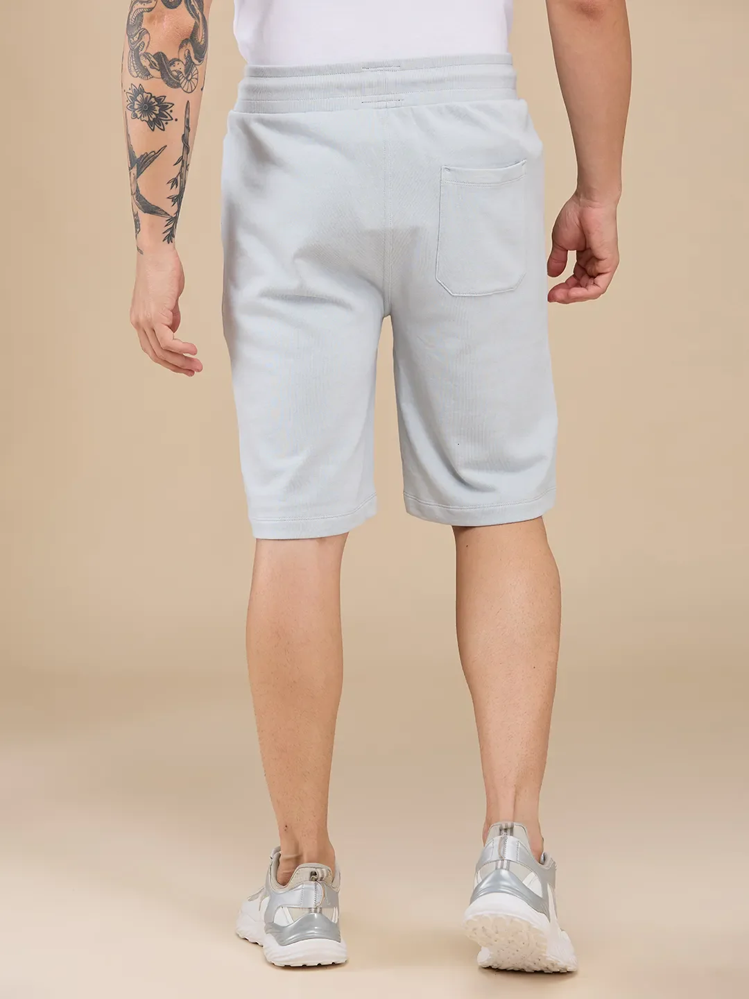 Grey Shorts Fit Men's Shorts by Being Human Clothing - Image 3