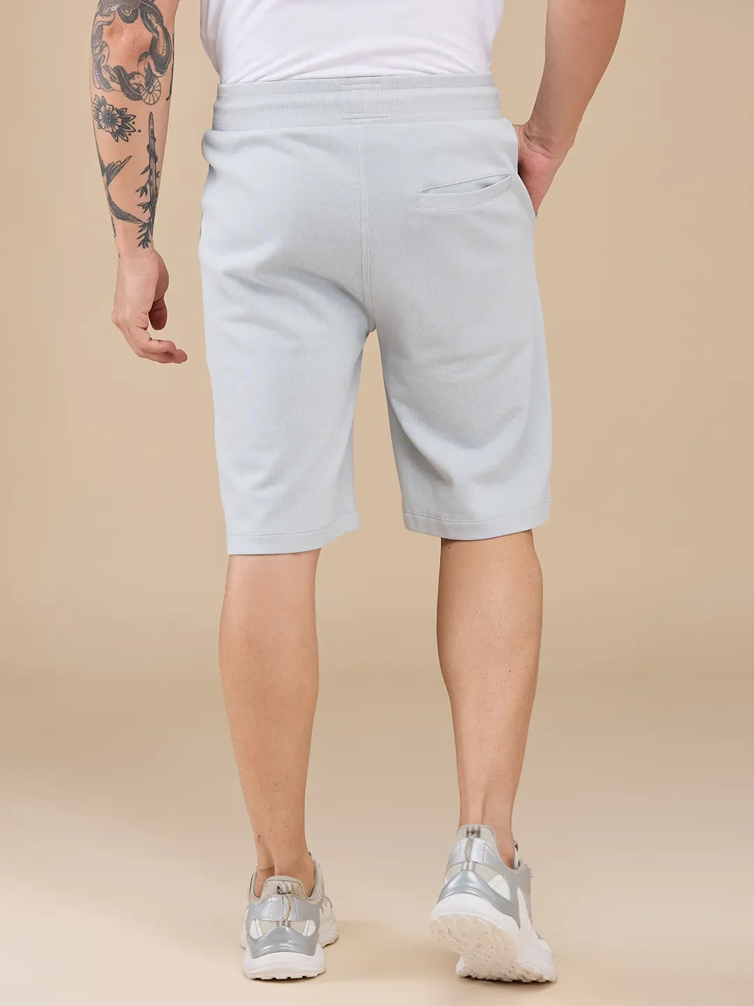 Grey Shorts Fit Men's Shorts by Being Human Clothing - Image 3