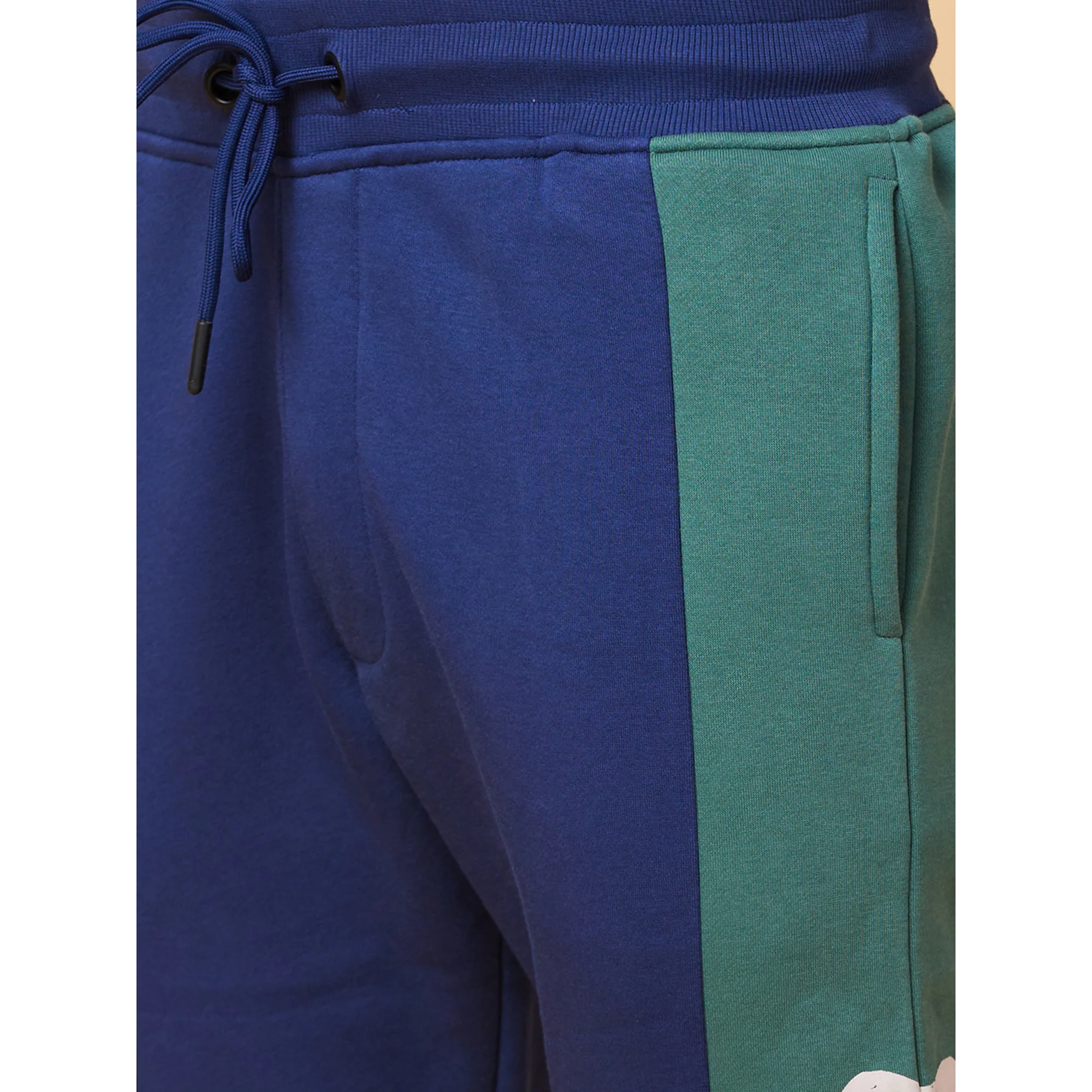 Midnight Blue Regular Fit Track Pants For Men By Being Human Clothing - Image 5