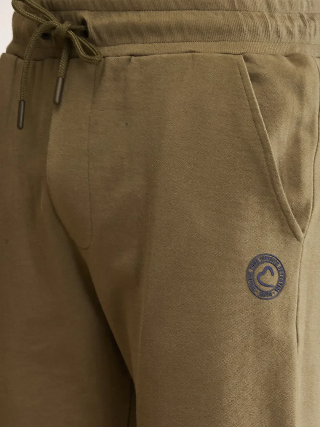 Olive Regular fit Men's Track Pants by Being Human Clothing - Image 5