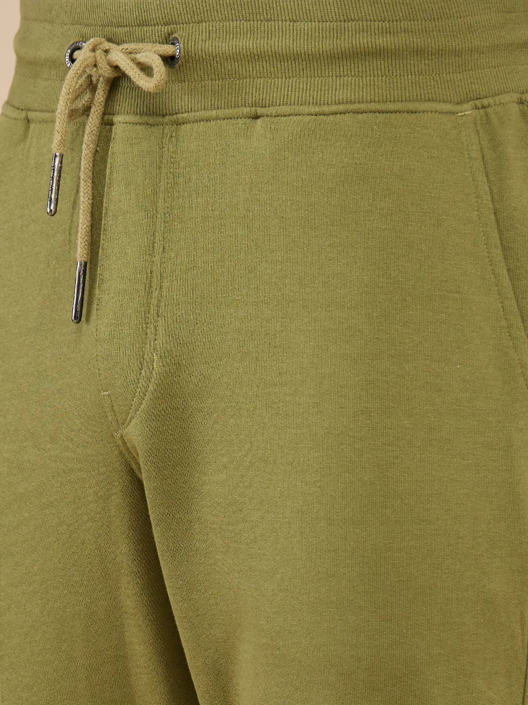 Olive Regular fit Men's Track Pants by Being Human Clothing - Image 5
