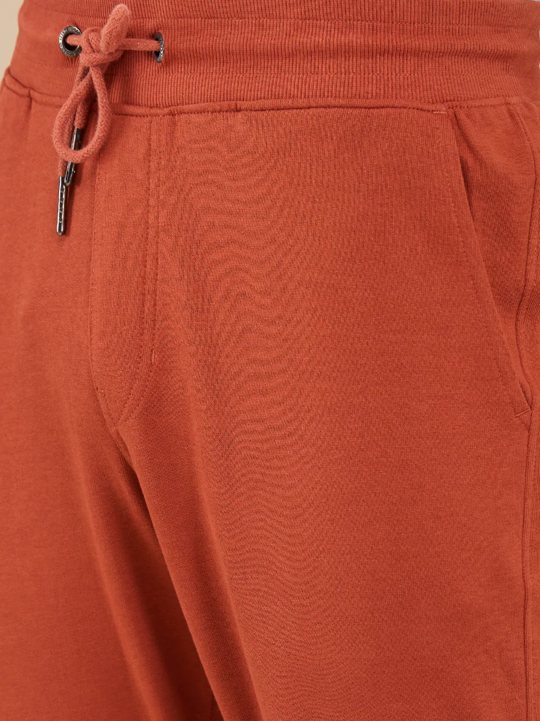 Orange Regular fit Men's Track Pants by Being Human Clothing - Image 5