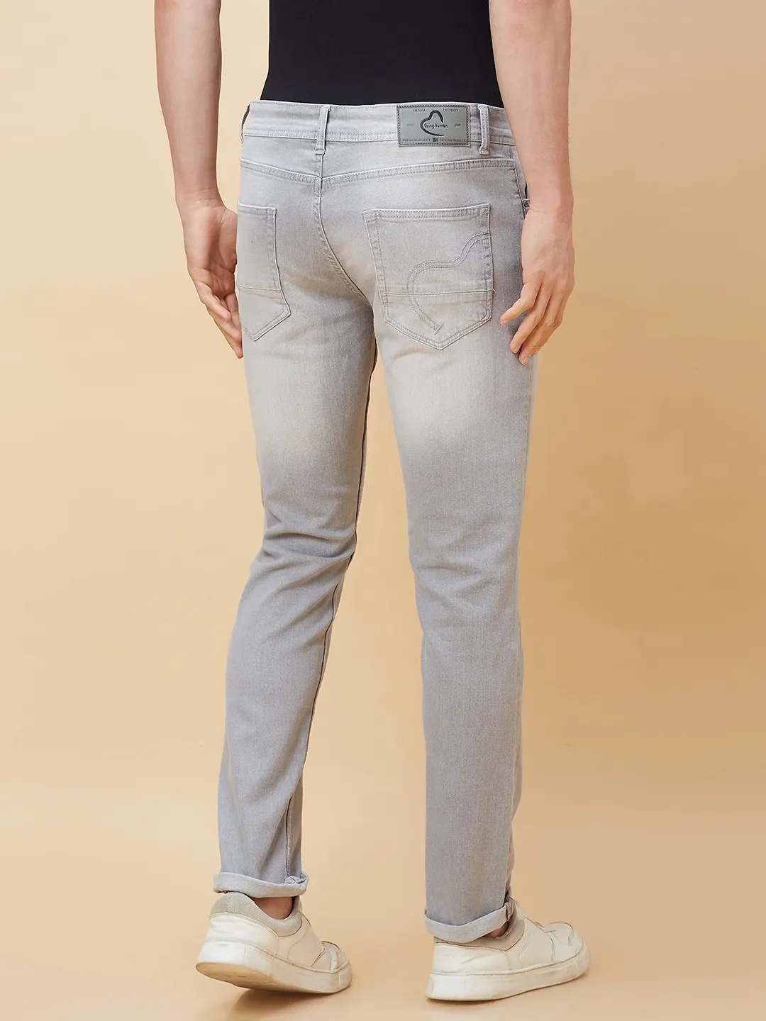 Captain America Blue Anti Fit Denims for Men by Being Human Clothing - Image 4