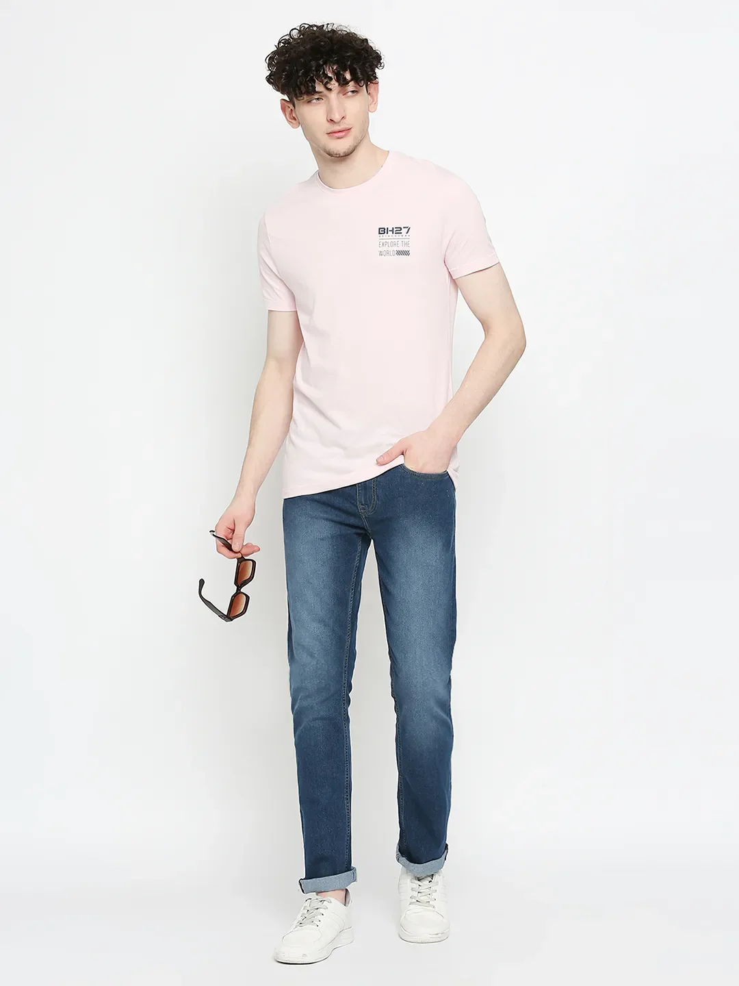 Purple Regular Fit Men's Short Sleeves T-Shirt by Being Human Clothing - Image 6