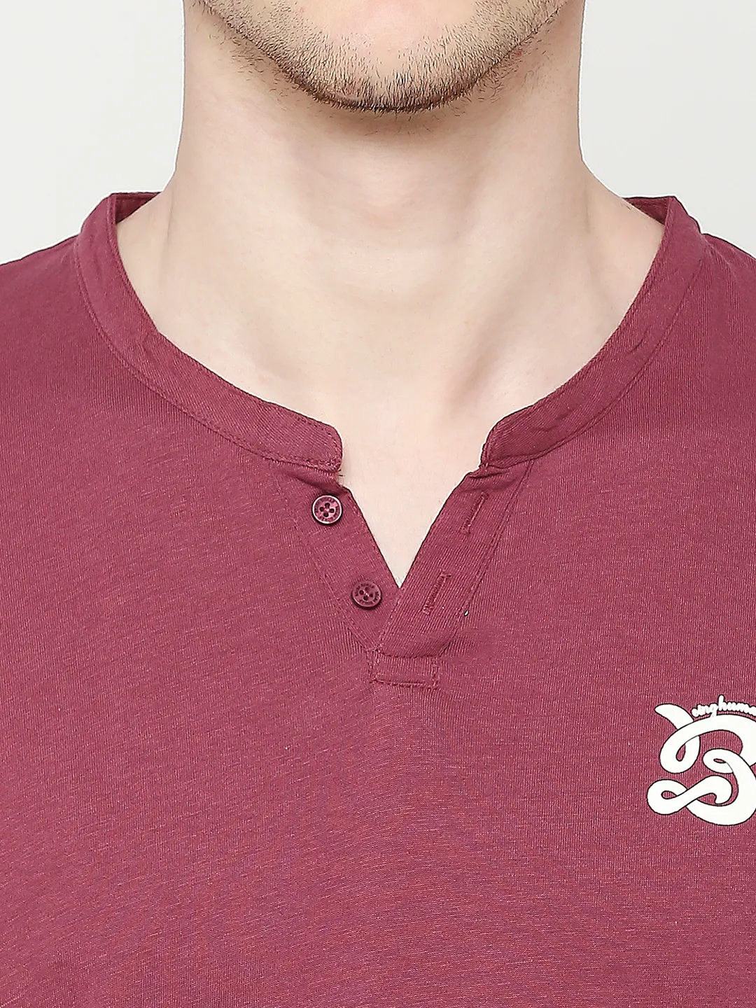 Wine Regular Fit Men's Short Sleeves T-Shirt by Being Human Clothing - Image 5