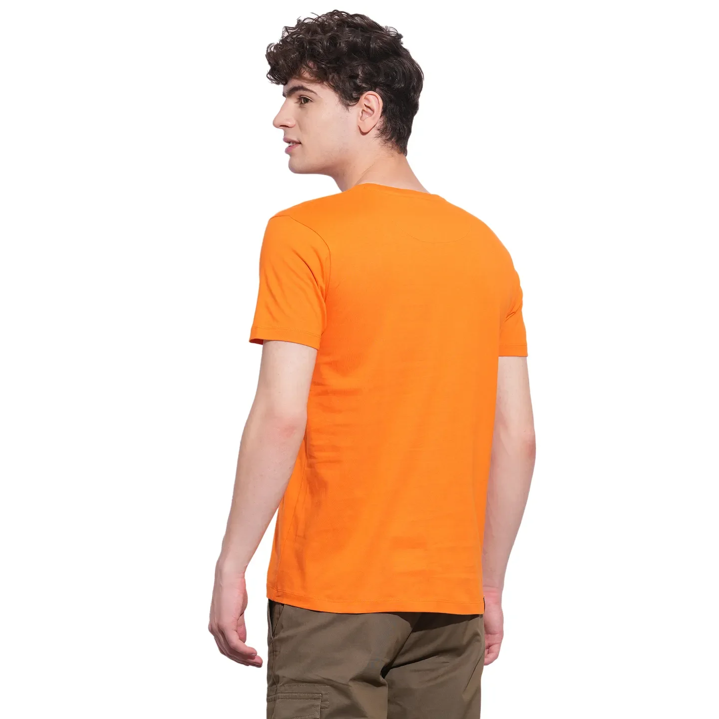 Amber Slim Fit Round Neck Men's T-Shirt by Being Human Clothing - Image 3