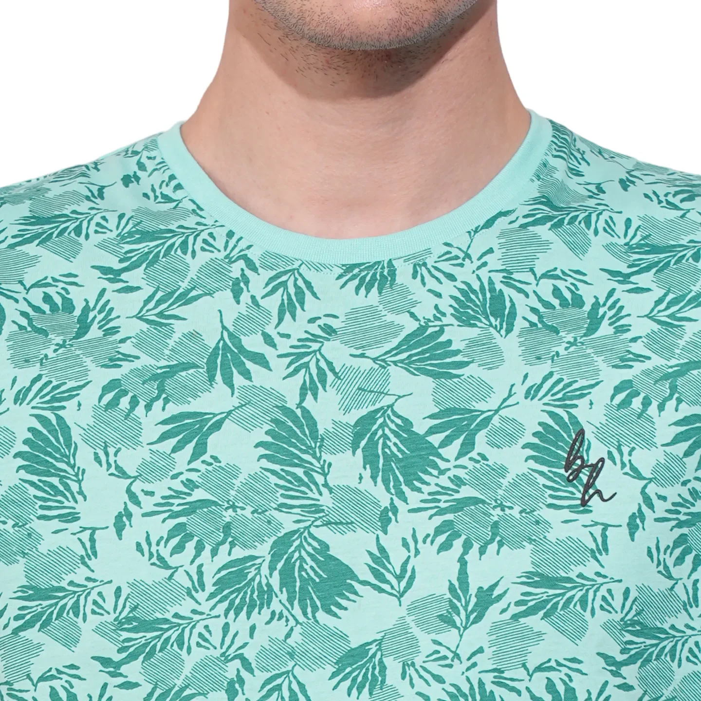 Aqua Regular Fit Men's T-Shirt by Being Human Clothing - Image 5