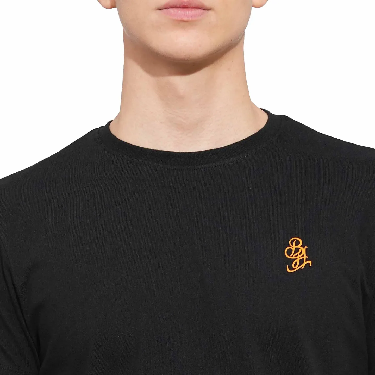 Black Regular Fit Men's Short Sleeves T-Shirt by Being Human Clothing - Image 5