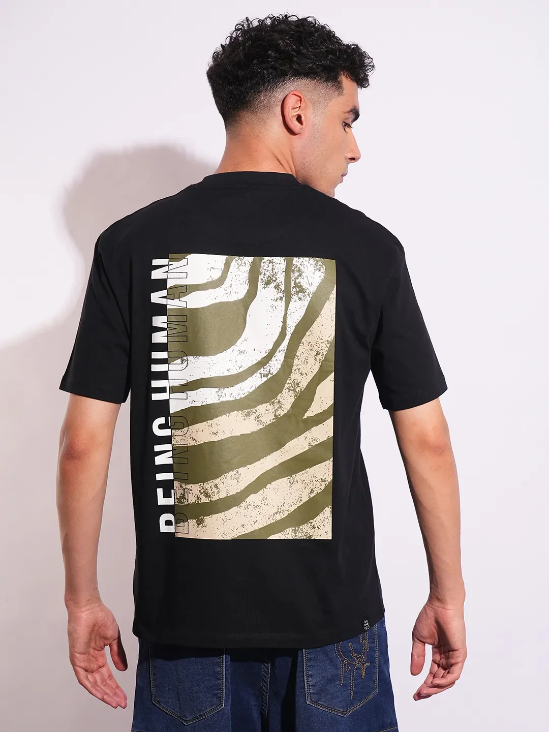 Easy Fit Men's Short Sleeves T-Shirt by Being Human Clothing - Image 3